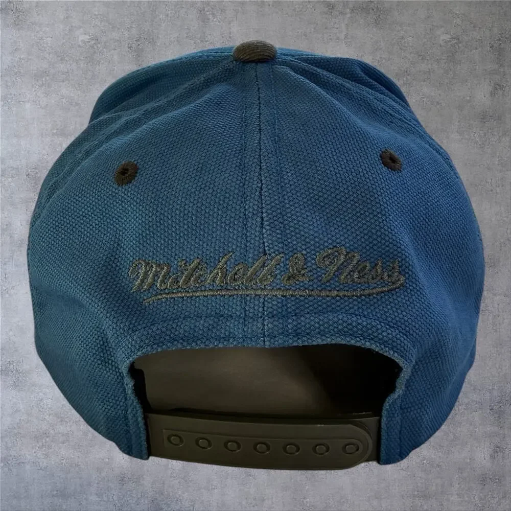 Mitchell Ness OKC Thunder Russell Westbrook Snapback Hat Blue Signature Cap NBA